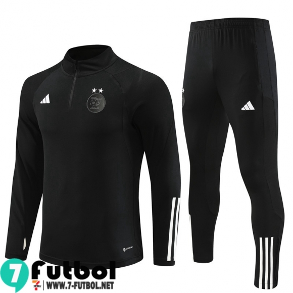 KIT : Chandal Futbol Argelia negro Hombre 23 24 TG901 KIT : Chandal Futbol Argelia negro Hombre 23 24 TG901