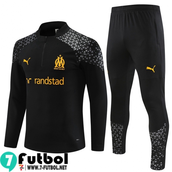 KIT : Chandal Futbol Marsella negro Hombre 23 24 TG902