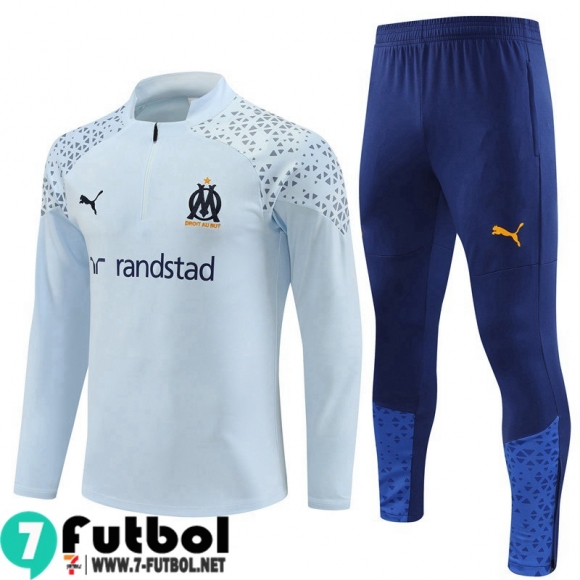 KIT : Chandal Futbol Marsella azul claro Hombre 23 24 TG903