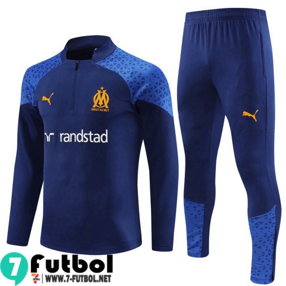 KIT : Chandal Futbol Marsella Azul marino Hombre 23 24 TG904