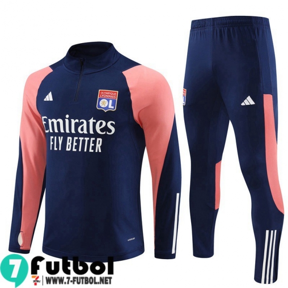 KIT : Chandal Futbol Lyon Azul marino Hombre 23 24 TG906