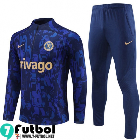 KIT : Chandal Futbol Chelsea Azul marino Hombre 23 24 TG919