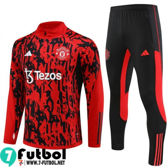 KIT : Chandal Futbol Manchester United rojo Hombre 23 24 TG922