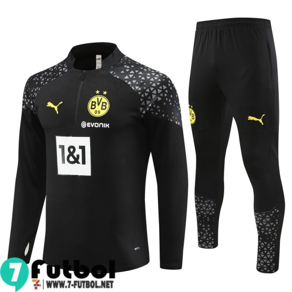 KIT : Chandal Futbol Dortmund negro Hombre 23 24 TG924