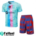 KIT : Chandal Futbol T Shirt Barcelona cielo azul Hombre 23 24 TG945