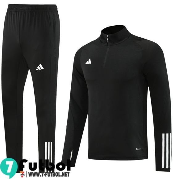 KIT : Chandal Futbol Sport negro Hombre 23 24 TG976