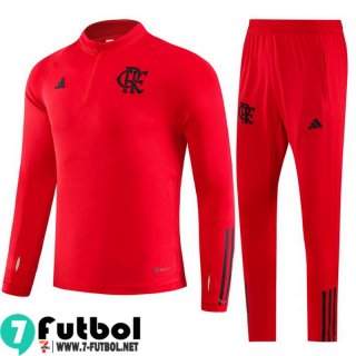 KIT : Chandal Futbol Flamengo rojo Hombre 23 24 TG988