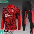 KIT : Chandal Futbol Manchester United rojo Ninos 23 24 TK695