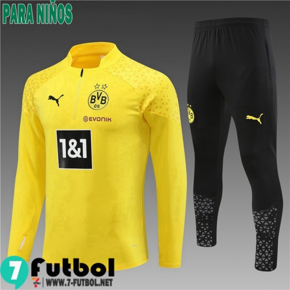 KIT : Chandal Futbol Dortmund AMARILLO Ninos 23 24 TK696