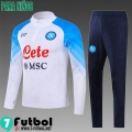 KIT : Chandal Futbol Naples Blanco Ninos 23 24 TK701