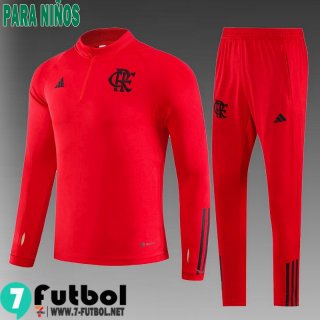 KIT : Chandal Futbol Flamengo rojo Ninos 23 24 TK703