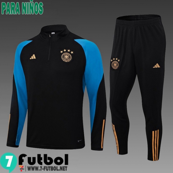 KIT : Chandal Futbol Alemania negro Ninos 23 24 TK666