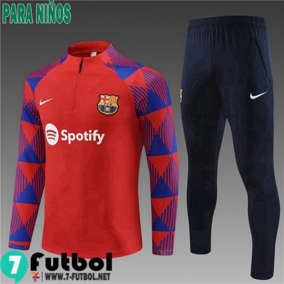 KIT : Chandal Futbol Barcelona rojo Ninos 23 24 TK674