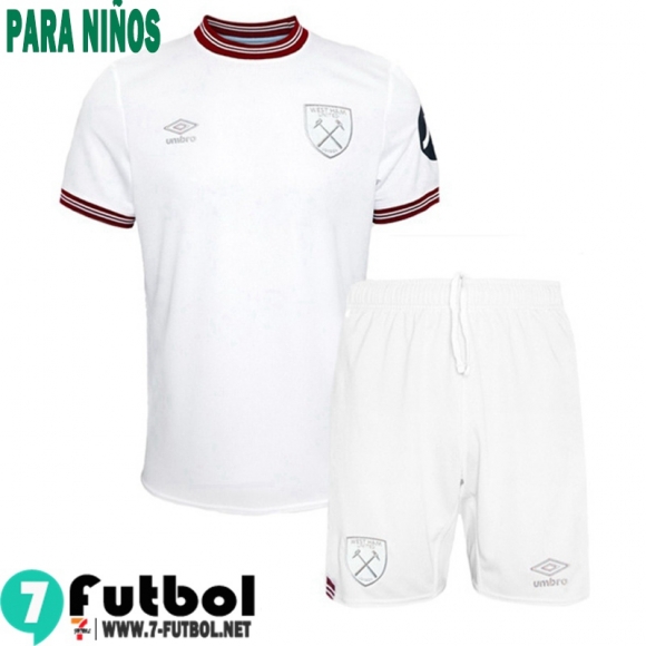 Camiseta Futbol West Ham United Segunda Ninos 23 24