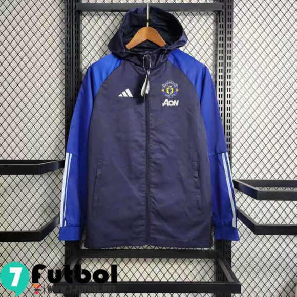 Chaqueta Cazadora Manchester United azul Hombre 23 24 WK541