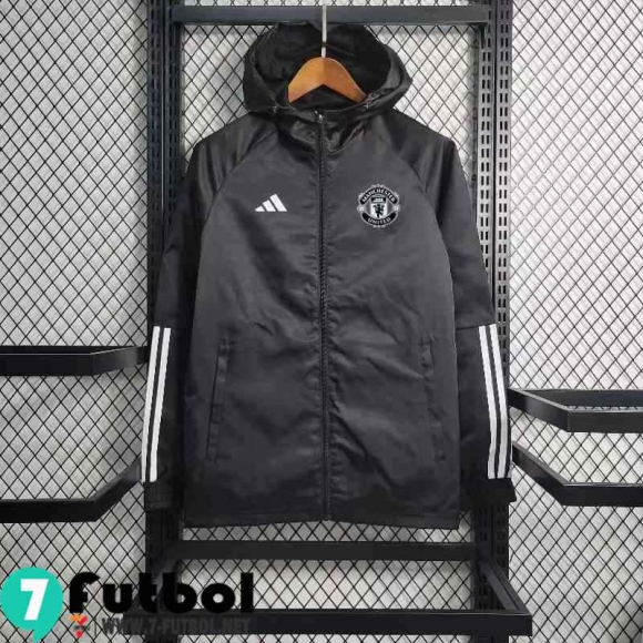 Chaqueta Cazadora Manchester United negro Hombre 23 24 WK550