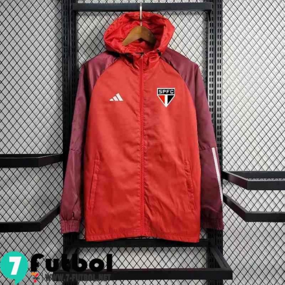 Chaqueta Cazadora Sao Paulo rojo Hombre 23 24 WK570