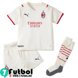Camisetas futbol AC Milan Seconda Niños 2021 2022