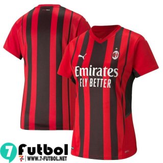 Camisetas futbol AC Milan Primera Femenino 2021 2022