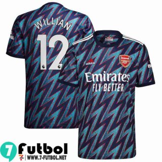 Camisetas futbol Arsenal Tercera # Willian 12 Hombre 2021 2022