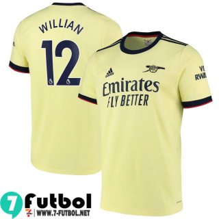 Camisetas futbol Arsenal Seconda # Willian 12 Hombre 2021 2022
