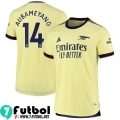 Camisetas futbol Arsenal Segunda # Aubameyang 14 Hombre 2021 2022