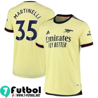 Camisetas futbol Arsenal Segunda # Martinelli 35 Hombre 2021 2022
