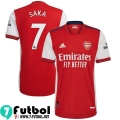 Camisetas futbol Arsenal Primera # Saka 7 Hombre 2021 2022