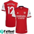 Camisetas futbol Arsenal Primera # Willian 12 Hombre 2021 2022