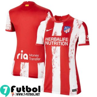 Camisetas futbol Atletico Madrid Primera Femenino 2021 2022