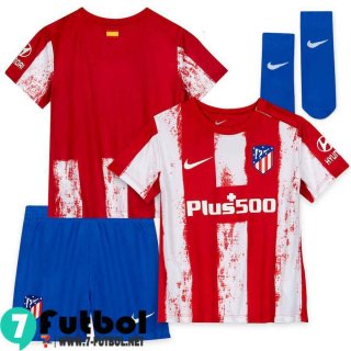 Camisetas futbol Atletico Madrid Primera Niños 2021 2022