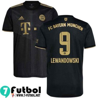 Camisetas futbol Bayern Munich Segunda # Robert Lewandowski 9 Hombre 2021 2022