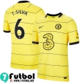 Camisetas futbol Chelsea Segunda # T. Silva 6 Hombre 2021 2022
