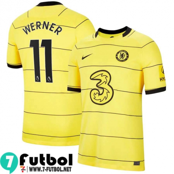 Camisetas futbol Chelsea Segunda # Werner 11 Hombre 2021 2022