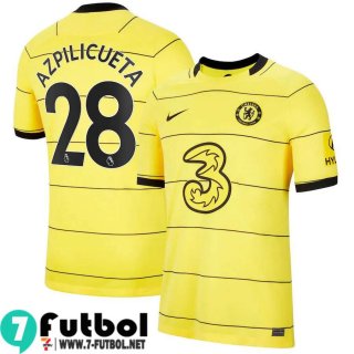 Camisetas futbol Chelsea Segunda # Azpilicueta 28 Hombre 2021 2022