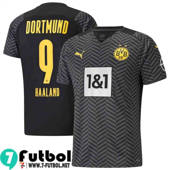 Camisetas futbol Borussia Dortmund Segunda # Haaland 9 Hombre 2021 2022