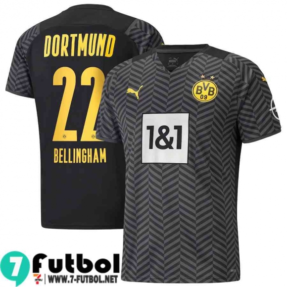 Camisetas futbol Borussia Dortmund Segunda # Bellingham 22 Hombre 2021 2022