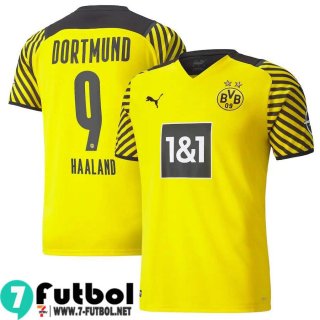 Camisetas futbol Borussia Dortmund Primera # Haaland 9 Hombre 2021 2022