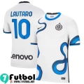 Camisetas futbol Inter Milan Segunda # Lautaro 10 Hombre 2021 2022