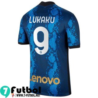 Camisetas futbol Inter Milan Primera # Lukaku 9 Hombre 2021 2022