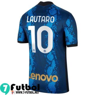 Camisetas futbol Inter Milan Primera # Lautaro 10 Hombre 2021 2022