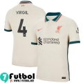 Camisetas futbol Liverpool Segunda # Virgil 4 Hombre 2021 2022