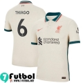 Camisetas futbol Liverpool Segunda # Thiago 6 Hombre 2021 2022