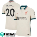 Camisetas futbol Liverpool Segunda # Diogo J. 20 Hombre 2021 2022