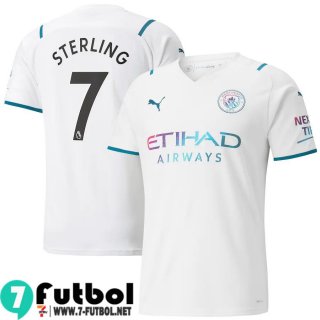 Camisetas futbol Manchester City Seconda # Sterling 7 Hombre 2021 2022