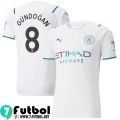 Camisetas futbol Manchester City Segunda # Gündogan 8 Hombre 2021 2022