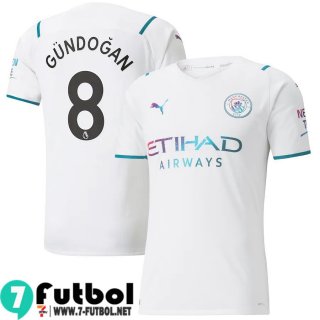 Camisetas futbol Manchester City Seconda # Gündogan 8 Hombre 2021 2022