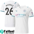Camisetas futbol Manchester City Segunda # Mahrez 26 Hombre 2021 2022
