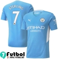Camisetas futbol Manchester City Primera # Sterling 7 Hombre 2021 2022
