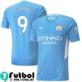 Camisetas futbol Manchester City Primera # G.Jesus 9 Hombre 2021 2022